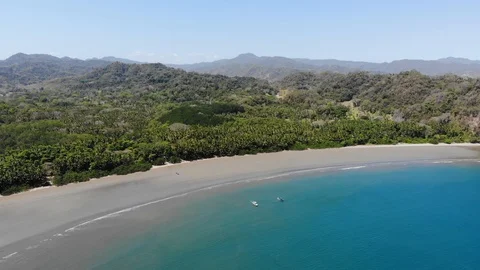 Playa Curu wide Stock Footage 127122516