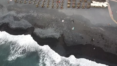 Playa de la Enramada of La Caleta, Tenerife Video stock 221153209