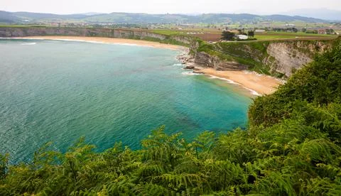 Playa de Langre Foto stock