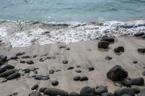 Playa de lanzarote Stock Photos
