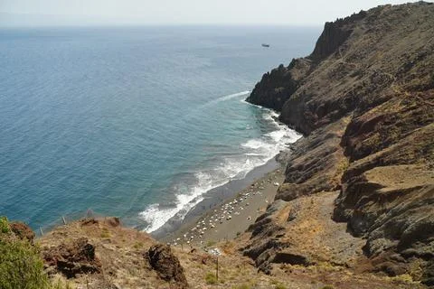 Playa de Las Gaviotas Stock Photos