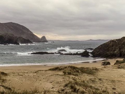 Playa de los botes Stock Photos