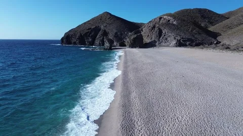 Playa de los Muertos beach in Almeria Stock Footage 275071398