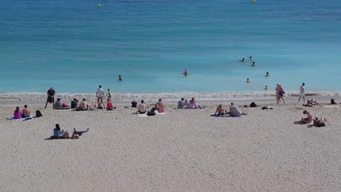 Playa de los Pozos o Playa Chica beach Stock Footage 303699065