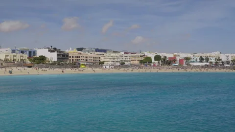 Playa de los Pozos o Playa Chica beach Stock Footage 304126495