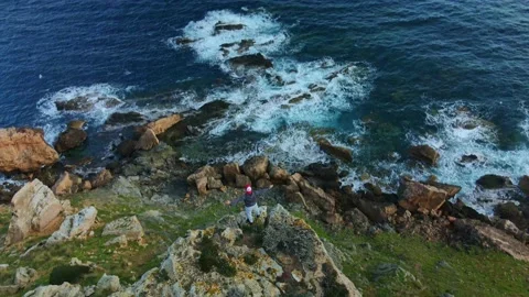 Playa de Mongofre Nou , Menorca Stock Footage 153105447