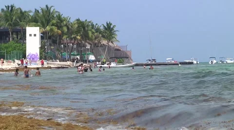Playa del carmen beach Video stock 53985114