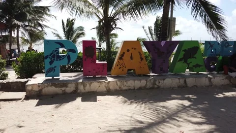 Playa Del Carmen in Mexico Stock Footage 173465627