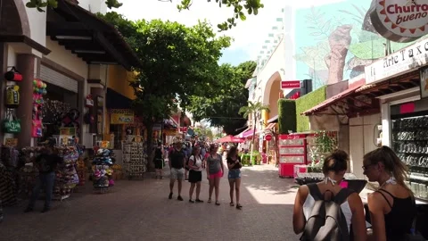 Playa Del Carmen in Mexico 库存影片 173465820