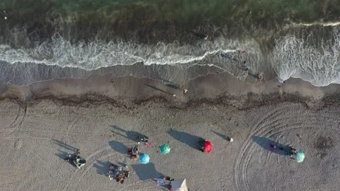 Playa drone Stock Footage 157291484