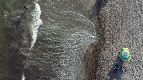 Playa drone Stock Footage 157291986