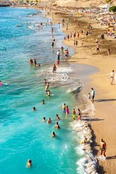 Playa El Duque Foto stock