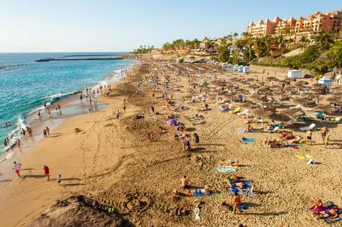 Playa El Duque Foto stock
