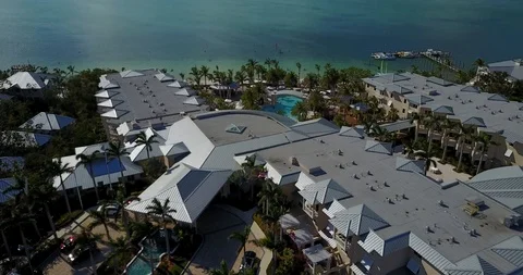 Playa largo resort beach front Stock Footage 107276906