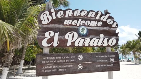 Playa Paraiso in Tulum, Mexico 스톡 동영상 173553063