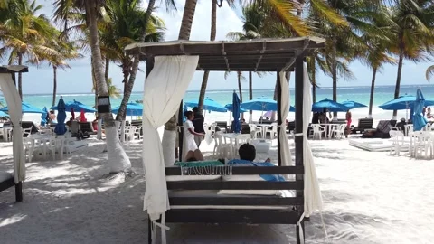 Playa Paraiso in Tulum, Mexico. 스톡 동영상 173553273