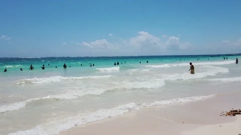 Playa Paraiso in Tulum, Mexico. Stock Footage 173553683