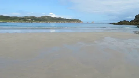 Playa santa comba Ferrol , 20/07/2025 Stock Footage 326239832