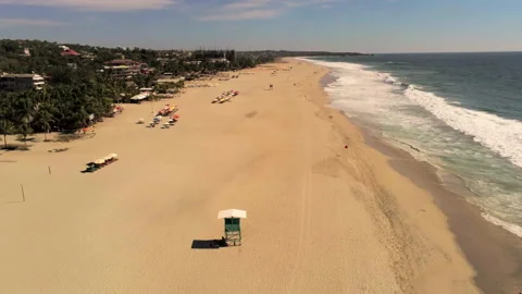Playa Zicatela Stock Footage 130194027