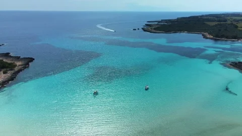 Playas de Son Saura , Menorca Stock Footage 153105773