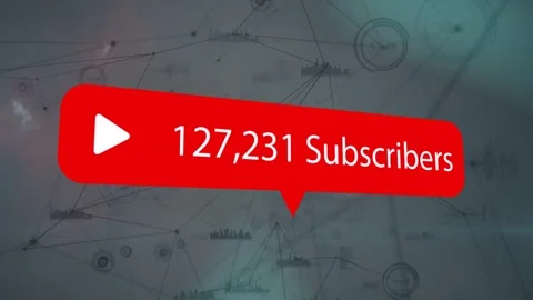 Playback starting, red sub callout growing, tilting, shifting while count Stock Footage 333802952