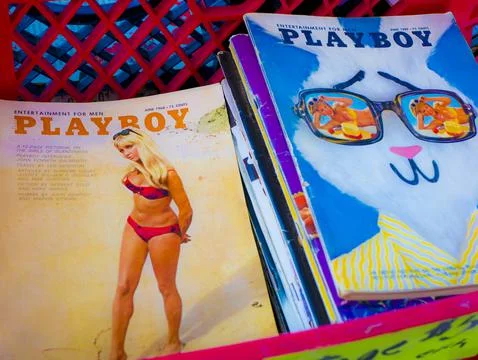 Playboy Magazines Stock Photos