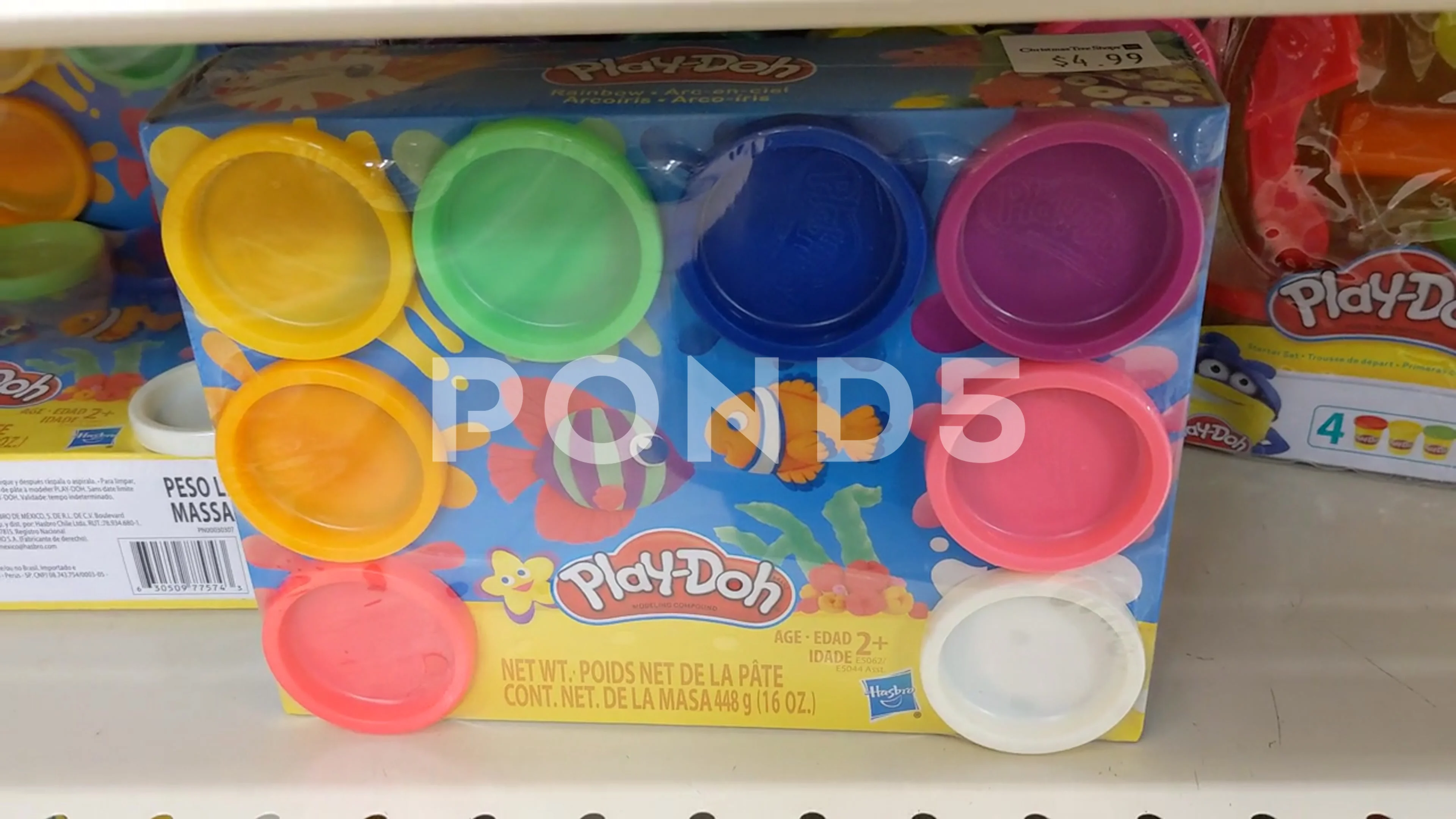 Playdoh Colors Retailer, Stock Video