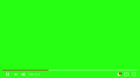 Player Bar Animation Green Screen Stock-Footage 302848732