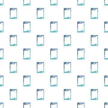 Player card frame seamless pattern background Illustrazione stock