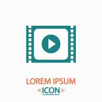 Player computer symbol Stock Illustration