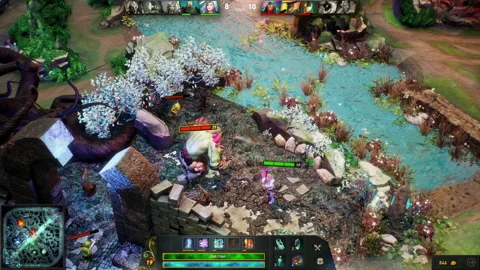 Player Dying To Enemy Ultimate Ability Failing Game Esports Tournament Round Stock Footage 239615319