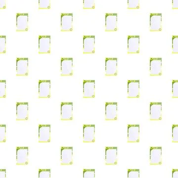 Player game card template repeating pattern background Stock Illustration