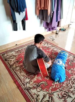 Player Guiter Stock Photos