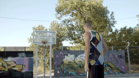 The player invites to the game. Concentrated before the game and try. This game Stock Footage 112178174