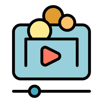 Player monetize icon vector flat Stockillustratie