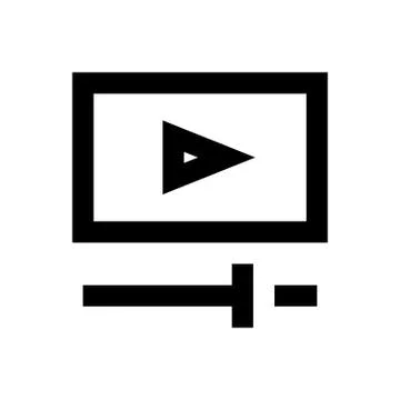 Player pixel perfect icon Stock Illustration
