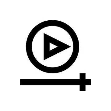 Player pixel perfect icon Stockillustratie