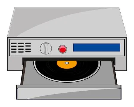 Player for plate Stock Illustration