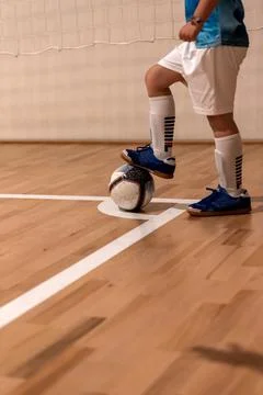 A player is preparing to make a squeeze corner Stock Photos