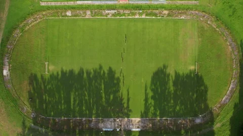 The players are training in the stadium Stock Footage 229099230