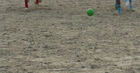Players polo game close up Stock Footage 59682707