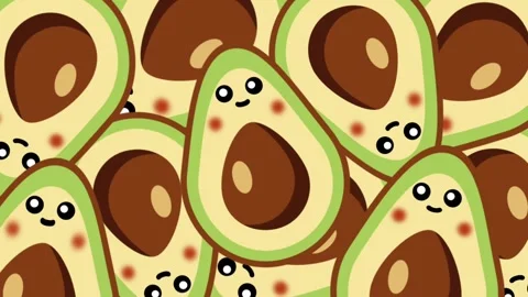 Playful Avocado Crowd Stock Footage 335631437