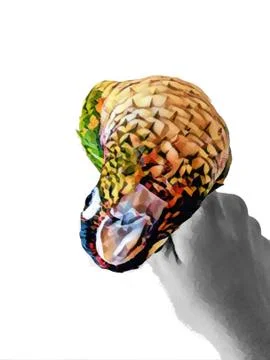 Playful bird Stock Illustration