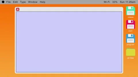 Playful Computer screen loop 05 (Kids) 库存影片 151084141