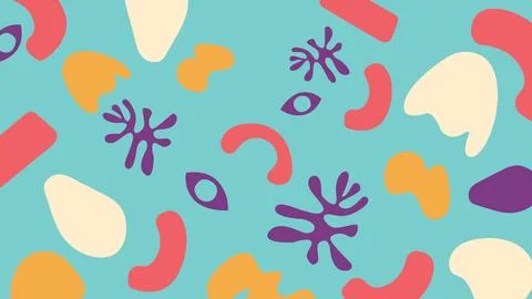 Playful ink blot background Illustrazione stock