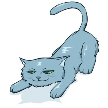 Playful kitty Stock Illustration