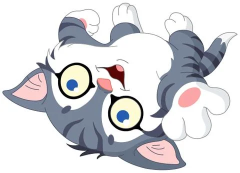 Playful kitty Stock Illustration