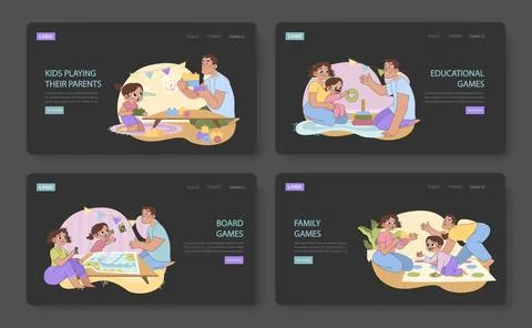 Playful learning set. Stock Illustration