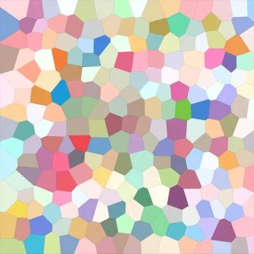Playful mosaic abstract background Stock Illustration