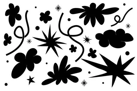Playful organic shape. Stock Illustration